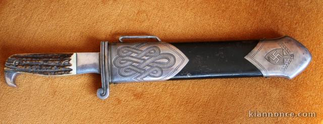 Dague Allemand RAD Hauer origine, Ed Wusthof Solingen