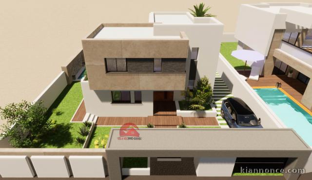 VENTE VILLA AVEC PISCINE À MEZRAYA DJERBA - RÉF V620