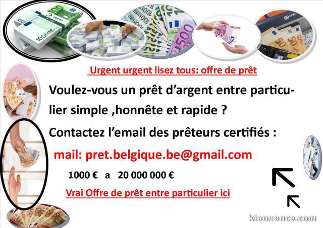 (  )  Offre de prêt d\